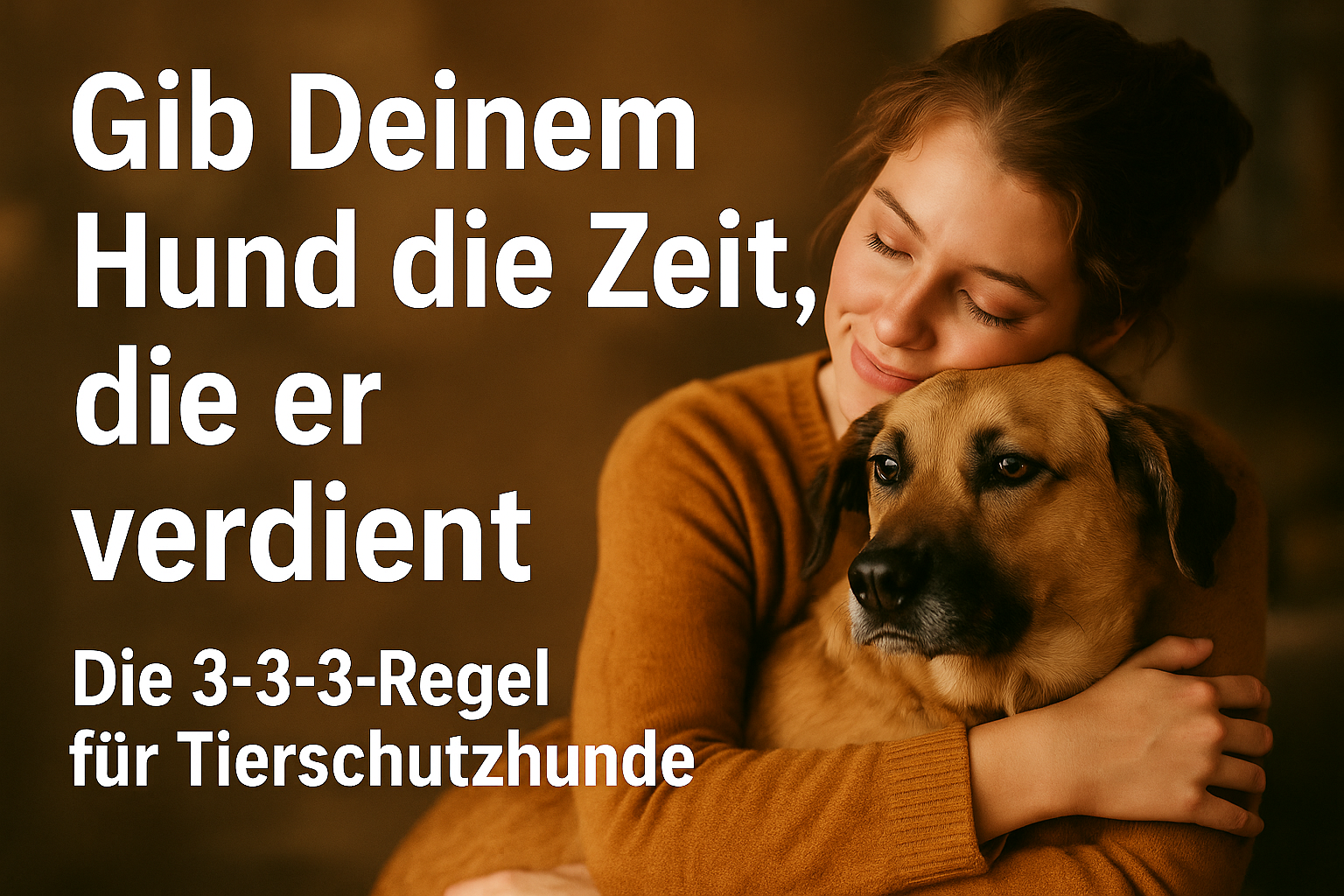 Die 3-3-3-Regel: So hilft Geduld beim Einleben eines Tierschutzhundes