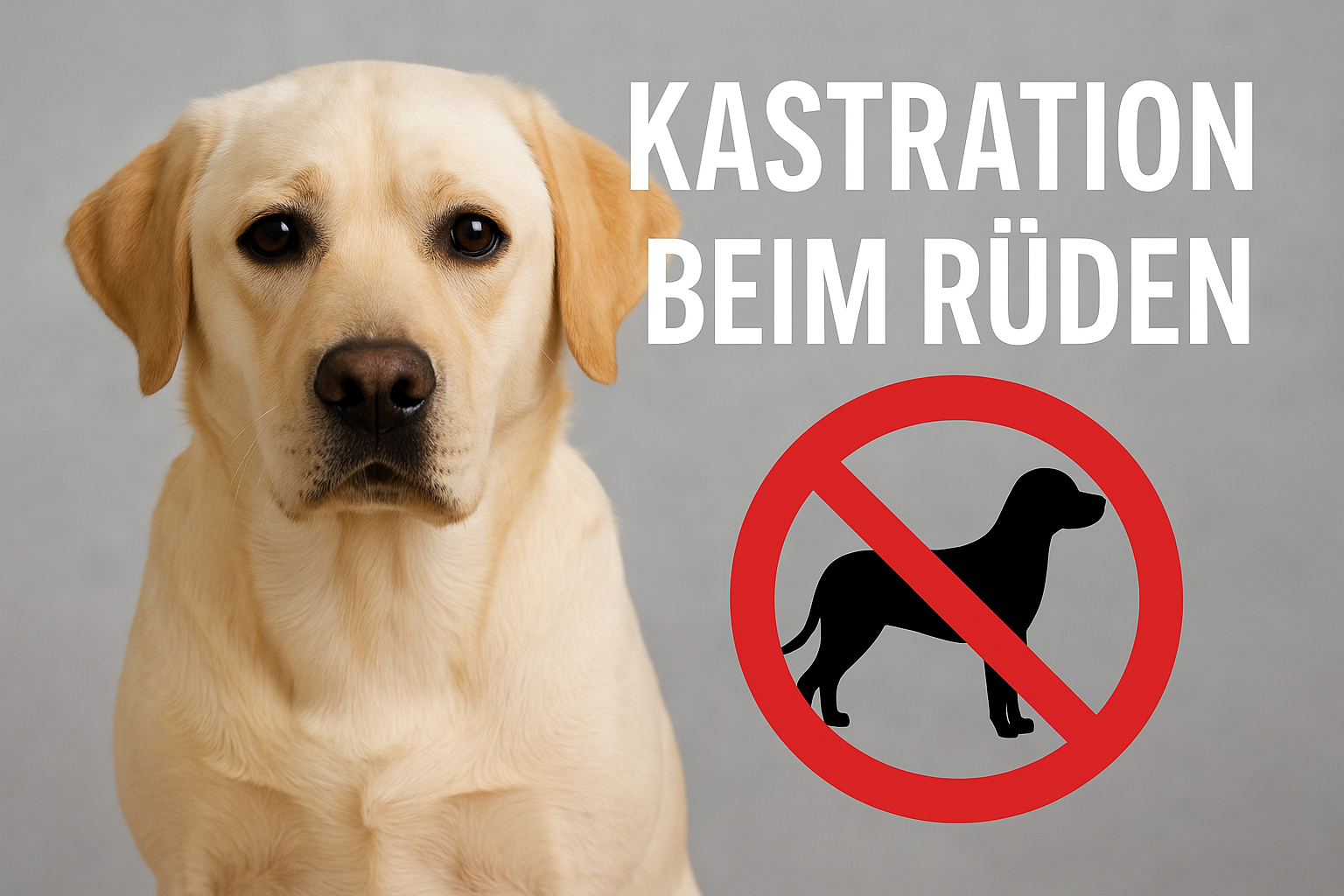 Kastration beim Rüden – Lösung oder neue Baustelle?